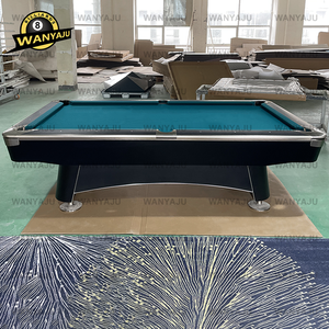 Table de billard professionnelle américaine <span class=keywords><strong>à</strong></span> 9 balles Table de billard de qualité tournoi Table d'ardoise Bed9ft Système de retour de balle automatique Accessoires gratuits - Product Image 1