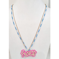 Collier personnalisé avec nom 2025, plaque de nom en acrylique colorée personnalisée pour femmes et enfants, bijoux faits à la main, cadeau tendance