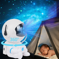 Mini projecteur réglable Lampe intelligente pour la maison pour tenir un livre Veilleuse Ciel étoilé Ondulations de l'eau Source d'alimentation USB Noir
