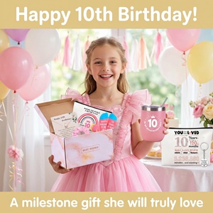 Coffret Cadeau Lunaire pour Filles - 10ème Anniversaire - Gobelet, Bijoux, Chaussettes - Boîte Cadeau pour Fille de 10 Ans - Cadeau d'Anniversaire - Product Image 4