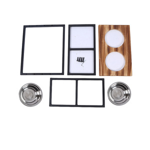 Tempat Makan Anjing Gantung yang Dapat Disesuaikan, Mangkuk Stainless Steel yang Dapat Dicuci, Mangkuk Hewan Peliharaan Khusus untuk Anjing dan Kucing, Mangkuk Makanan Anjing - Product Image 6