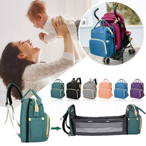 Bolsos Panaleros Sac À Langer Sac À Dos Portable Voyage <span class=keywords><strong>Berceau</strong></span> pour Bébé Poussette Sangles et Imperméable Matelas À Langer - Product Image 5