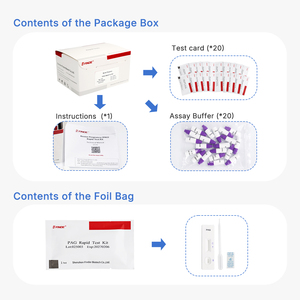전혈 및 혈청 도매 공급을 위한 고정밀 신속 검출 소 임신 테스트 키트 - Product Image 3