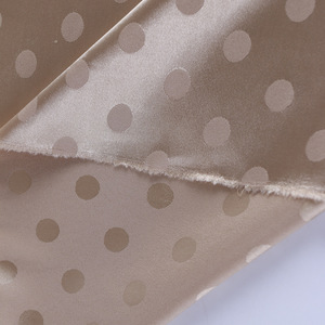 Mới Nhất Polka Dots Dệt Stretch Satin <span class=keywords><strong>Jacquard</strong></span> Vải Cho Buổi Tối Ăn Mặc - Product Image 3