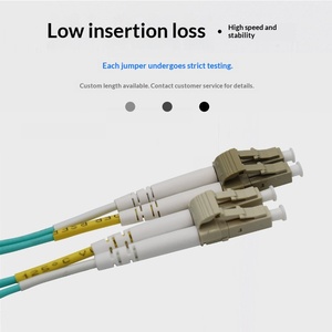 Câble de raccordement optique blindé multimode OM3, 2 fibres, 10 Gigabit <span class=keywords><strong>Ethernet</strong></span>, FTTH, anti-rat - Product Image 3