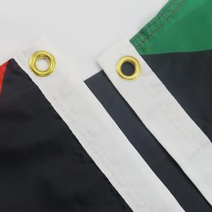 Bandera de Kuwait de bajo <span class=keywords><strong>precio</strong></span> 3x5 pies, 100D, con 2 ojales metálicos, resistente a la decoloración, colores vivos, bandera de 3x5 pies, venta al por mayor personalizada - Product Image 2