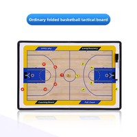 Papan Taktik Sepak Bola Portabel Buku Komando Pelatih Buku Pengajaran Bola Basket Buku Taktik Bola Voli Lipat Magnetik Dapat Dihapus