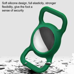 Nueva llegada de silicona media cubierta noctilucente funda protectora para Airtag - Product Image 3