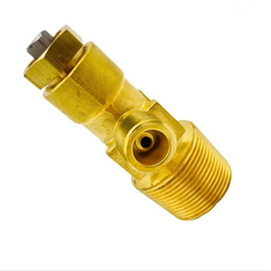 Válvulas para cilindros de gas para soldadura y corte (cilindro de oxígeno, cilindro de acetileno), válvula para kit de soldadura y corte CGA200 - Product Image 2