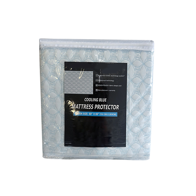 Custom Cooling King Size Bedroom Waterproof Mattress Cover Protector with Pillowcase