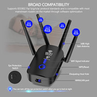 Nuevo Amplificador de Señal WiFi 2023 de Doble Banda 1200Mbps, Potenciador de Velocidad de Red para Congelador, Router Inalámbrico con Redes GPRS IP POE
