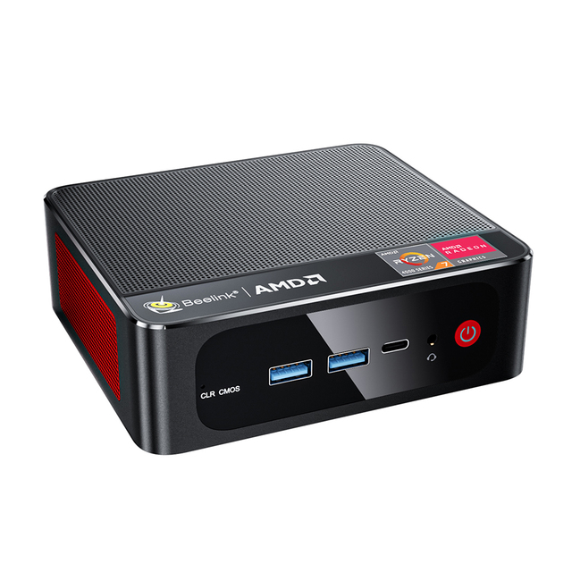 For Beelink Factory's New AMD Ryzen-5 SER 4800u Mini PC Windows 11 DDR4 16GB SSD 500GB Wifi5 4K Dual HD 1000M I5 4200u Radeon