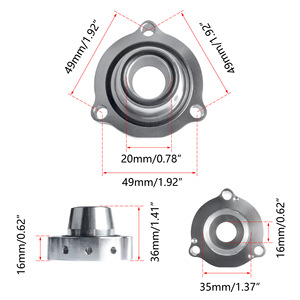 Base de válvula de alivio de presión para Audi A1 A3 Q5 1,8T 2,0T, aleación de aluminio, plateado, RVC003 BOV023 SL - Product Image 4