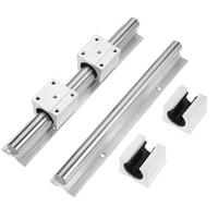 1pc SBR12 12mm rail linéaire longueur 100 200 300 400 500 600 700 800mm SBR12-L-800mm guide linéaire cnc routeur 3D imprimer une partie guide