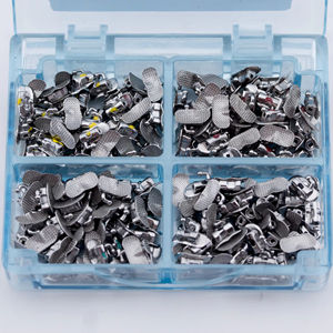 Sıcak satmak diş malzeme ortodontik MIM Bondable tek Buccal tüp 3S 1st/2nd Molar olmayan cabrio <span class=keywords><strong>Roth</strong></span>/MBT/Edgewise tüp - Product Image 1