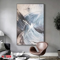 Peinture à l'huile abstraite moderne de paysage, peinte à la main, sur toile, taille personnalisée, décoration murale, vente chaude, pour l'espace artistique et la décoration intérieure