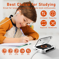 Lecteur CD portable chinois MP3 domestique alimenté par batterie USB, compact, avec haut-parleurs Hifi de grande taille, pour la maison
