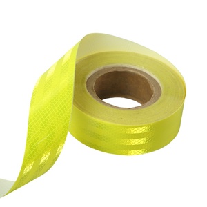 <span class=keywords><strong>Cinta</strong></span> <span class=keywords><strong>Reflectante</strong></span> de Alta Visibilidad HIP en Blanco, Amarillo y Rojo, Similar a <span class=keywords><strong>3M</strong></span>, <span class=keywords><strong>para</strong></span> Aplicaciones en <span class=keywords><strong>Camiones</strong></span>, Hecha de Material PET - Product Image 5