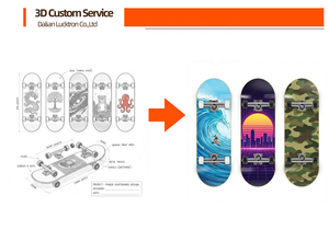 Planche à doigts en érable de 32 mm, fabrication directe d'usine, découpe CNC, planche à doigts durable pour l'inventaire des magasins de <span class=keywords><strong>skate</strong></span> - Product Image 6