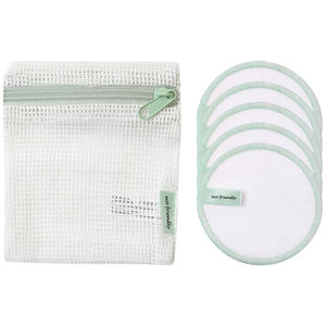 2024 Best Seller High-End Washable Makeup <strong>Pads</strong> Dressing Room Natural Bamboo Reusable Cotton <strong>Pads</strong> with Customized Labeling - Product Image 1