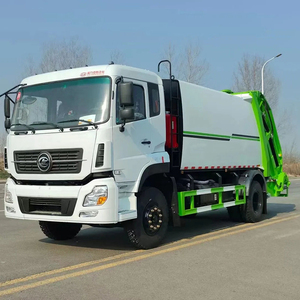 Camion compacteur de déchets Dongfeng 12m3 4X2 à chargement arrière compressé - Product Image 1