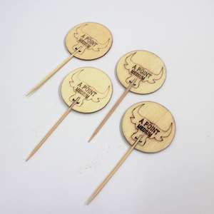 Agradable <span class=keywords><strong>de</strong></span> grano recoge pincho <span class=keywords><strong>de</strong></span> madera para frutas/PAN/filete - Product Image 3