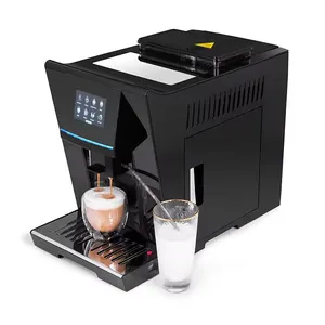 Multifunción Profesional Totalmente Automático 19 BAR Negro S8 Máquina de café eléctrica ABS 10 tazas 2L Cafetera Espresso inteligente