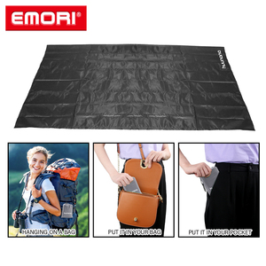 เสื่อปิกนิกสีดำ ทนทาน ขนาดใหญ่ พับได้ กันน้ำ สำหรับกิจกรรมกลางแจ้ง - Product Image 6