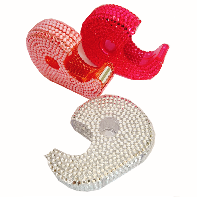 Офисное пластиковое Прозрачное мини сиденье с блестящей лентой