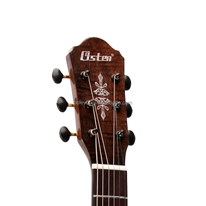 Professional 34-Inch Solid Maple Acoustic Guitar with 6 <b>Strings</b> Gloss Made in China - Product Image 5