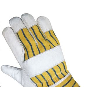 Gants de travail en cuir de chèvre avec doublure Saison d'hiver pour les gréeurs canadiens du Pakistan - Product Image 4