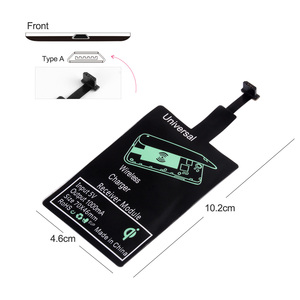 Nhanh Chóng Không Dây Sạc Receiver Đối Với <span class=keywords><strong>iPhone</strong></span> 7 6S Cộng Với 5S Micro USB Phổ Sạc Huawei Xiaomi - Product Image 3