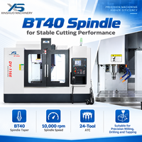 Centre d'usinage vertical CNC 3 axes DV1166, commande FANUC, BT40, 10000 tr/min, fraiseuse robuste pour la découpe des métaux