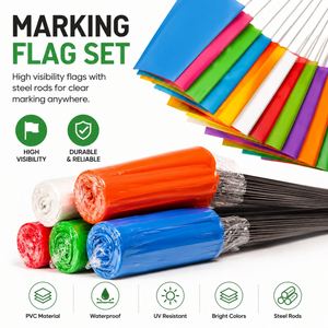 Mini-marqueurs de jardin en PVC personnalisés de 4*5 pouces, petits marqueurs de fil pour pelouse, drapeaux d'irrigation paysagère pour usage automobile - Product Image 6