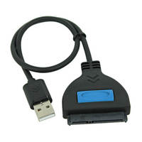 Alta calidad USB2.0 a IDE SATA Cable 5V 2A Salida Trenza Blindaje Material de PVC Uso en computadora en stock
