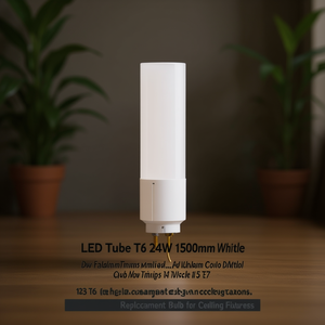 Tubo LED T8 24W 1500mm Dimmerabile Luce Bianca Fredda, Lampadina Sostitutiva per Plafoniere - Product Image 3