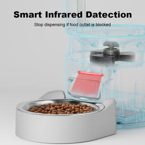 Alimentatore per animali domestici abilitato Wi-Fi intelligente 4L con orari dei pasti personalizzati e funzione di registrazione vocale per animali domestici per cani e gatti - Product Image 5