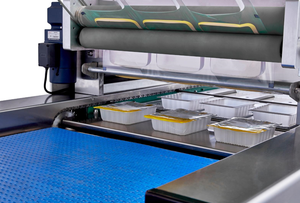 Máquina de Envasado al Vacío Automática con Atmósfera Modificada Estándar CE, Selladora de Bandejas para Sándwiches, Pizza, Pan, MAP para Alimentos - Product Image 3