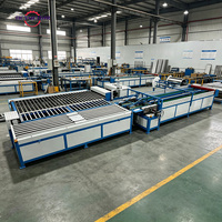 Ligne de production de conduits en U pour CVC entièrement automatique haute précision 15 m/min 380 V, 5 machines, machine de fabrication de conduits d'air CVC
