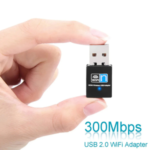 Tarjeta de Red Inalámbrica Mini <span class=keywords><strong>USB</strong></span> 2.0 de Doble Banda 802.11b/n/g 2026 con Antena Wifi de 300mbps, Adaptador de 2.4ghz 300m para Computadoras Portátiles - Product Image 6