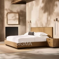 Nouveau lit de luxe de style moderne pour chambre à coucher, taille king et queen, vente en gros, lit d'hôtel pour hôtel