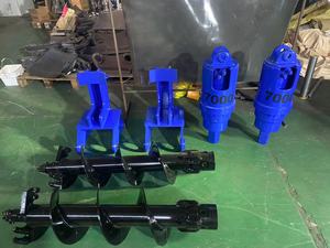 Máy xúc tập tin đính kèm thủy lực vít đống khoan Trái Đất khoan khoan thủy lực Trái Đất khoan - Product Image 2