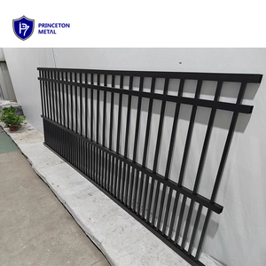 Trang Trí Trang Trí An Ninh Spear Top Bột Tráng Đen Hàn Nhôm Hàng Rào Và Gates - Product Image 5