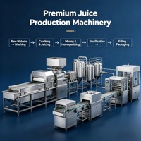 Volledig automatische fruitverwerkingsinstallatie, op maat gemaakte productielijn voor dranken en sappen