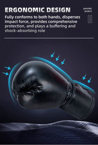 Gants <span class=keywords><strong>de</strong></span> <span class=keywords><strong>boxe</strong></span> en cuir véritable en gros, logo personnalisé OEM, 8, 10, 12, 14, 16 oz, pour entraînement, sparring, kickboxing, Muay Thai - Product Image 6