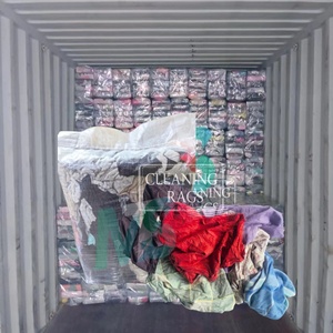 Trapos industriales de alta absorción de agua y aceite, 10kg 25kg, colores variados, de algodón tejido de alta calidad. - Product Image 1