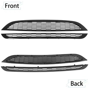 Rejilla Delantera de Panal para Mini Cooper R50 R52 R53, Superior e Inferior, Negro Brillante, 01-06, Repuesto - Product Image 5