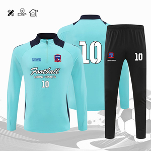 <b>Men's</b> Sport Wear with Zipper Soccer Jersey Football Kits Custom logo Soccer Tracksuit Football <b>Jackets</b> Sport Tracksuit - Product Image 5