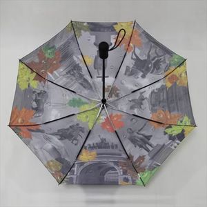 Paraguas Promocional Rose <span class=keywords><strong>Academy</strong></span>, Totalmente Automático, Plegable en 3 Secciones, Apertura Automática, Impresión de Logotipo, Uso Tradicional para Lluvia, Marca OEM - Product Image 4