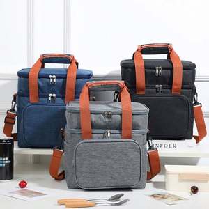 Lonchera Personalizada para Mujeres y Hombres, Lonchera de Doble Capa, Hermética, Aislada, Suave, Grande, para Adultos, para el Trabajo - Product Image 1